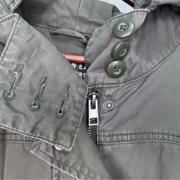 American Eagle Outfitters Green Utility Jacket Size Small 100% Cotton - Picture 4 of 9